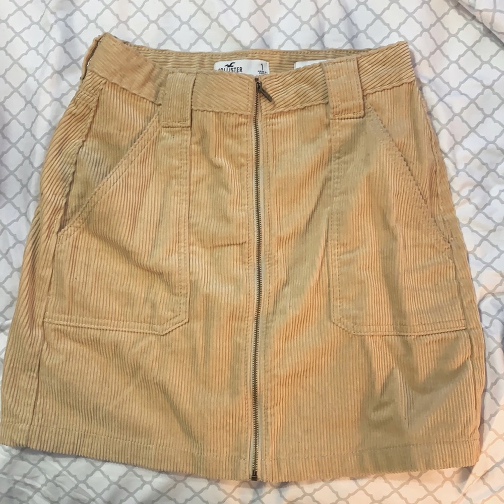 This skirt is from Hollister size 1.  It’s ultra high-rise corduroy ribbed skirt